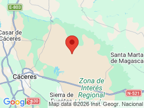Map of Site Report: Santa Marta Steppe - Yet Another Dirt Road, Spain